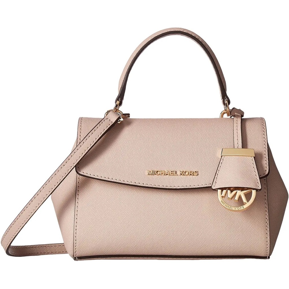 Michael Kors Ava Small Saffiano Leather Crossbody Satchel